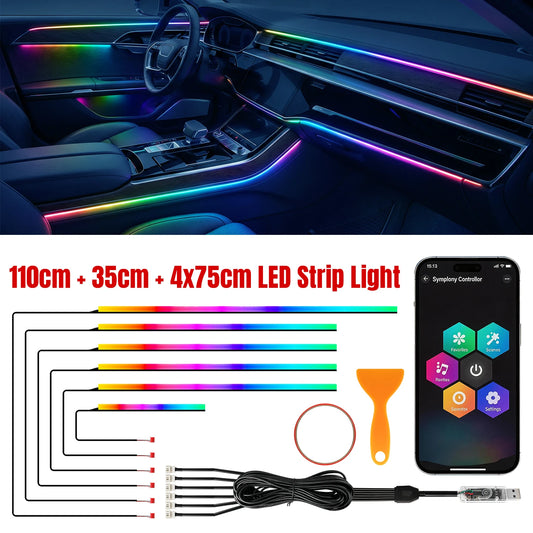 In Interior Ambient Lighting Kit USB Powered Flexible Neon