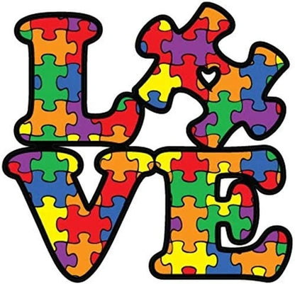 Sticker Autism Alert Responders Awareness Love Puzzle Piece