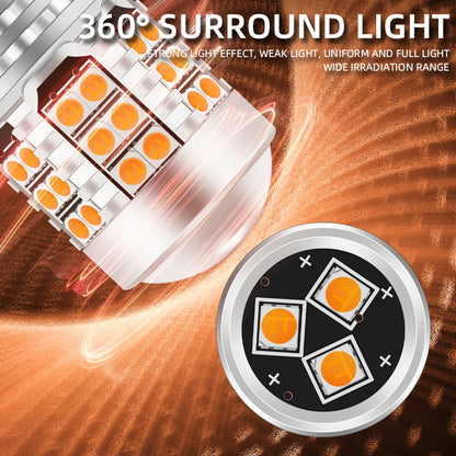 2PCS Canbus 1156 ba15s 7440 Bulb bau15s 12V 3030-39smd