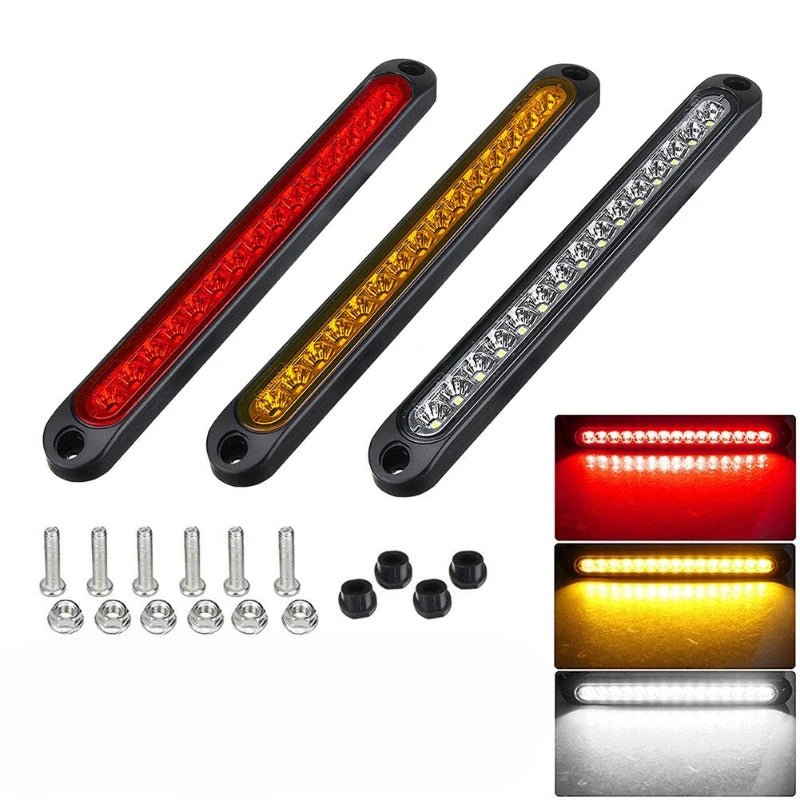 2PCS 4PCS 12V 15LED Mount Brake Truck Tail Side