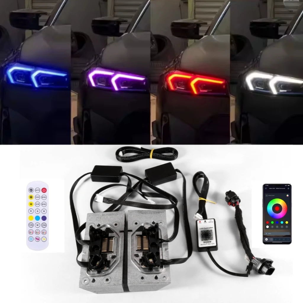 For BMW 3 Series G20 G28 Lci I3 Drl RGB Multicolor Panel Daytime