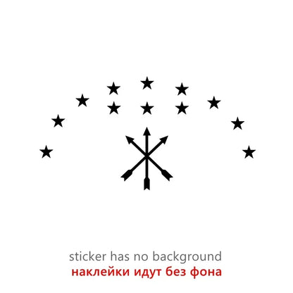 Vinyl Decal Coat Arms kabardino-balkaria Sticker Waterproof