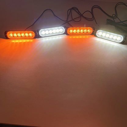 Front Grille Amber Strobe Emergency Remote Wireless Control Flash