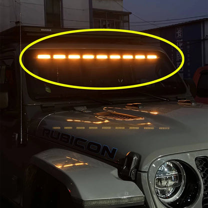 For Jeep Lantsun J9035 Inner Glass Yellow Strip Wrangler Jl Jt
