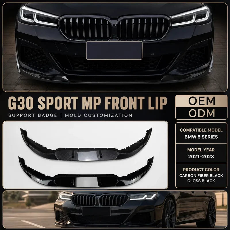 For BMW 5 Series G30 G31 M Sport 2021-2023 525I 530I Front Lip