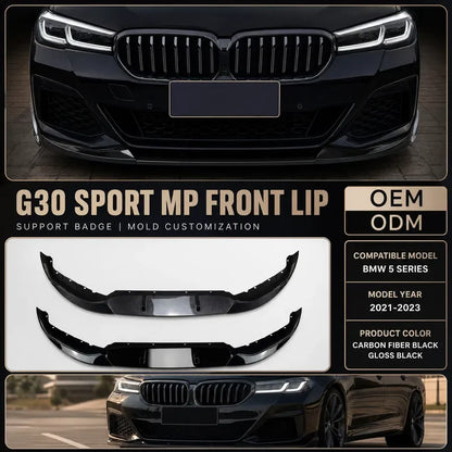 For BMW 5 Series G30 G31 M Sport 2021-2023 525I 530I Front Lip