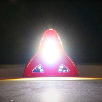 Solar Anti Collision Warning Shark Fin Antenna Automobile