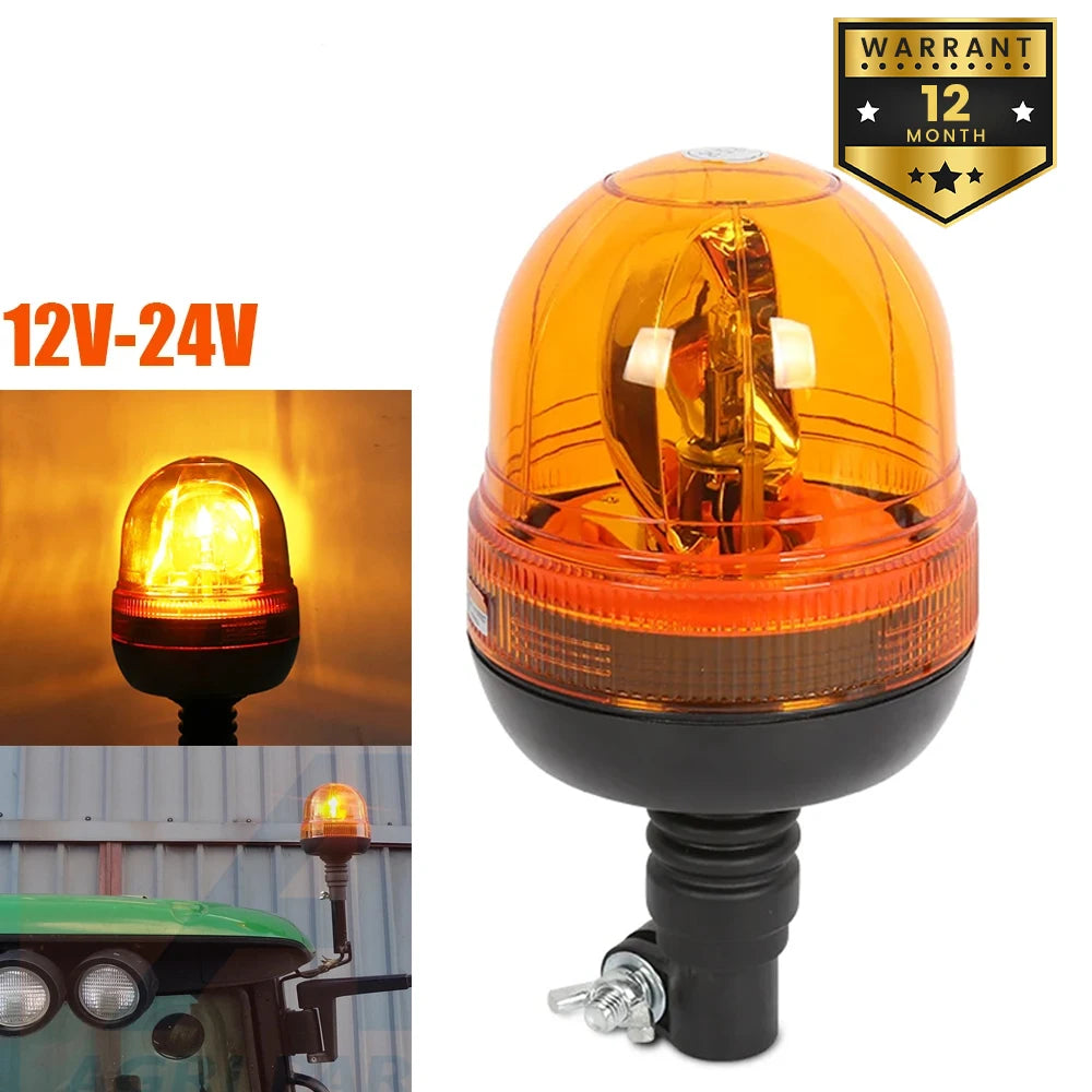 12 24V Warning Emergency Halogen Strobe Forklift Flashing