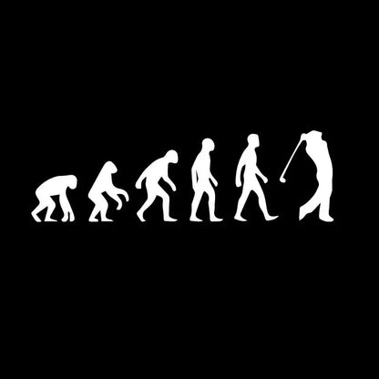 Personality Fun Sport Evolution Creative Fashion Play Golf