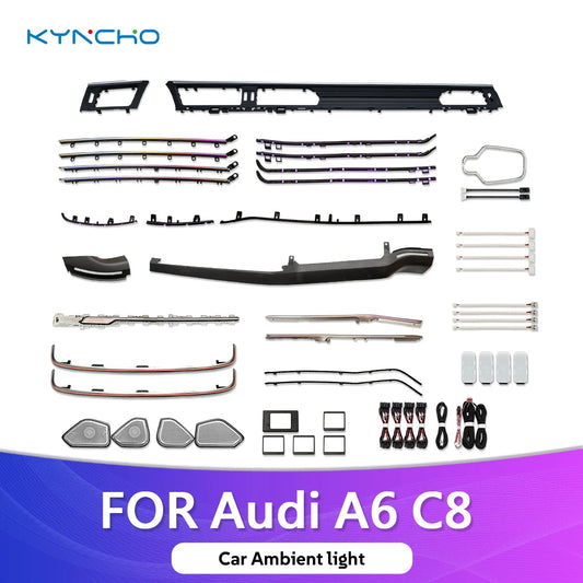 For Audi A6 C8 2018 2026 Kyncho Intelligent Ambient 12V Colors