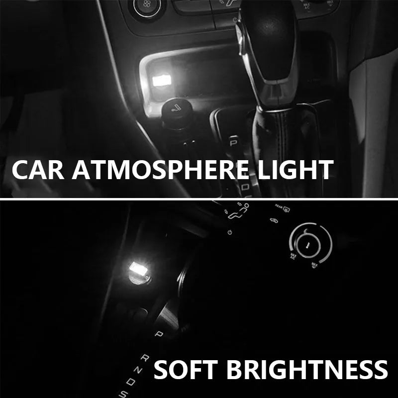4PCS MINI USB Interior Atmosphere Lamps Emergency Lighting