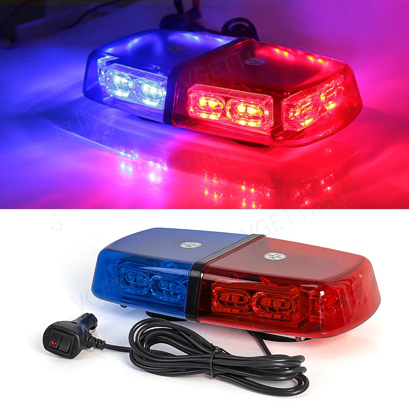 Roof Strobe Waterproof Warning Safety Beacon Magnetic Mount Truck