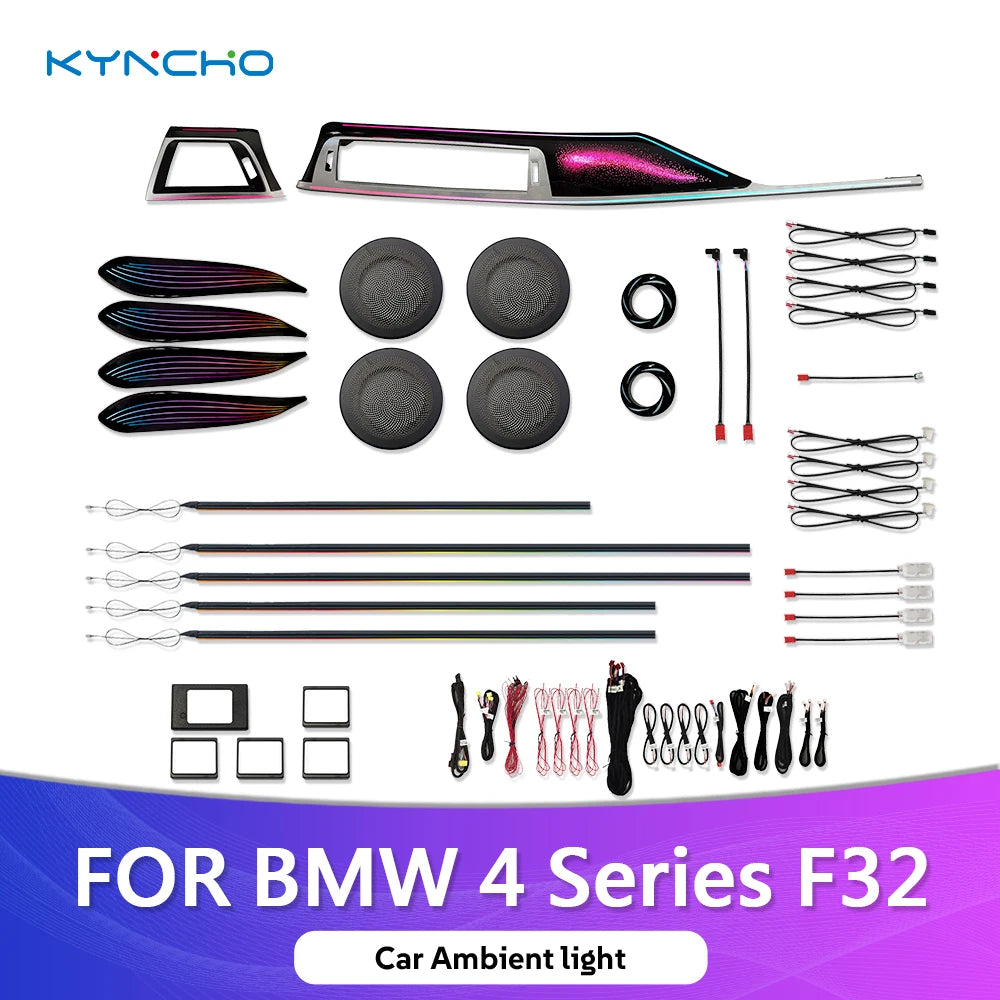 For BMW 4 Series F32 F33 F36 Ambient Symphony Lighting Colorful