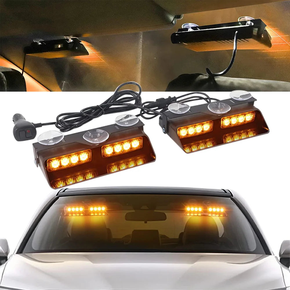 For Construction Vehicles 12V In Emergency Dash Strobe