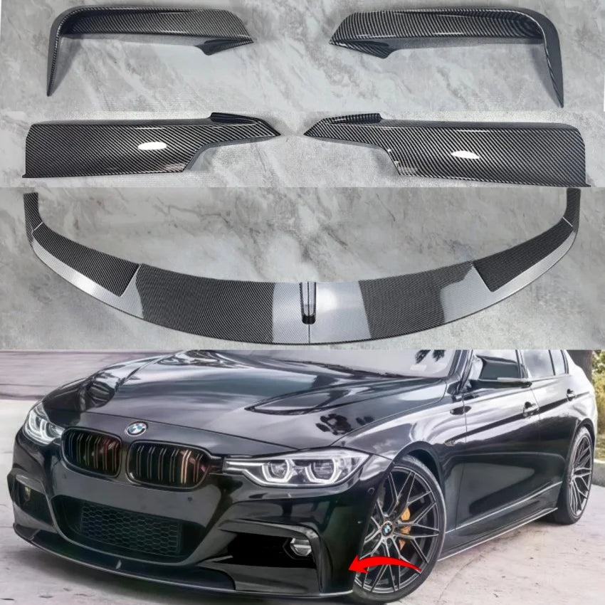 For BMW F30 F31 F35 3 Front Bumper Lower Lip Spoiler Splitter