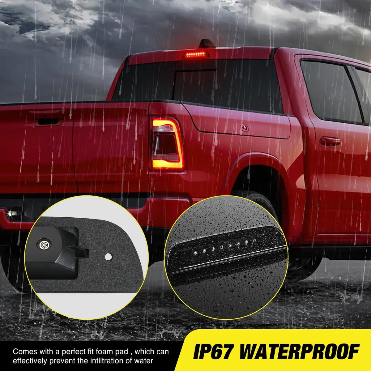 For Toyota Tacoma 1995-2016 Pickup Rear Nilight Third Brake