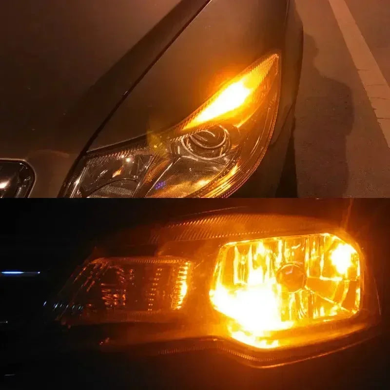2PCS Signal Orange Amber 3030 12V Position 2821 Parking