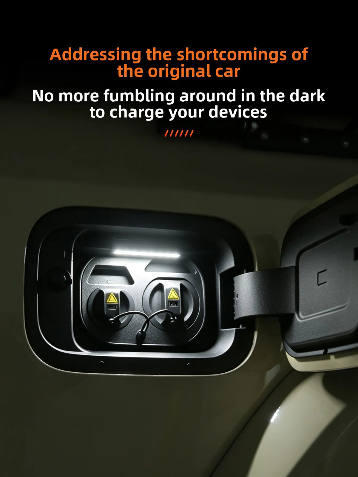 For Chery Icar V27 2026 Charging Port Lighting Automatic Sensing