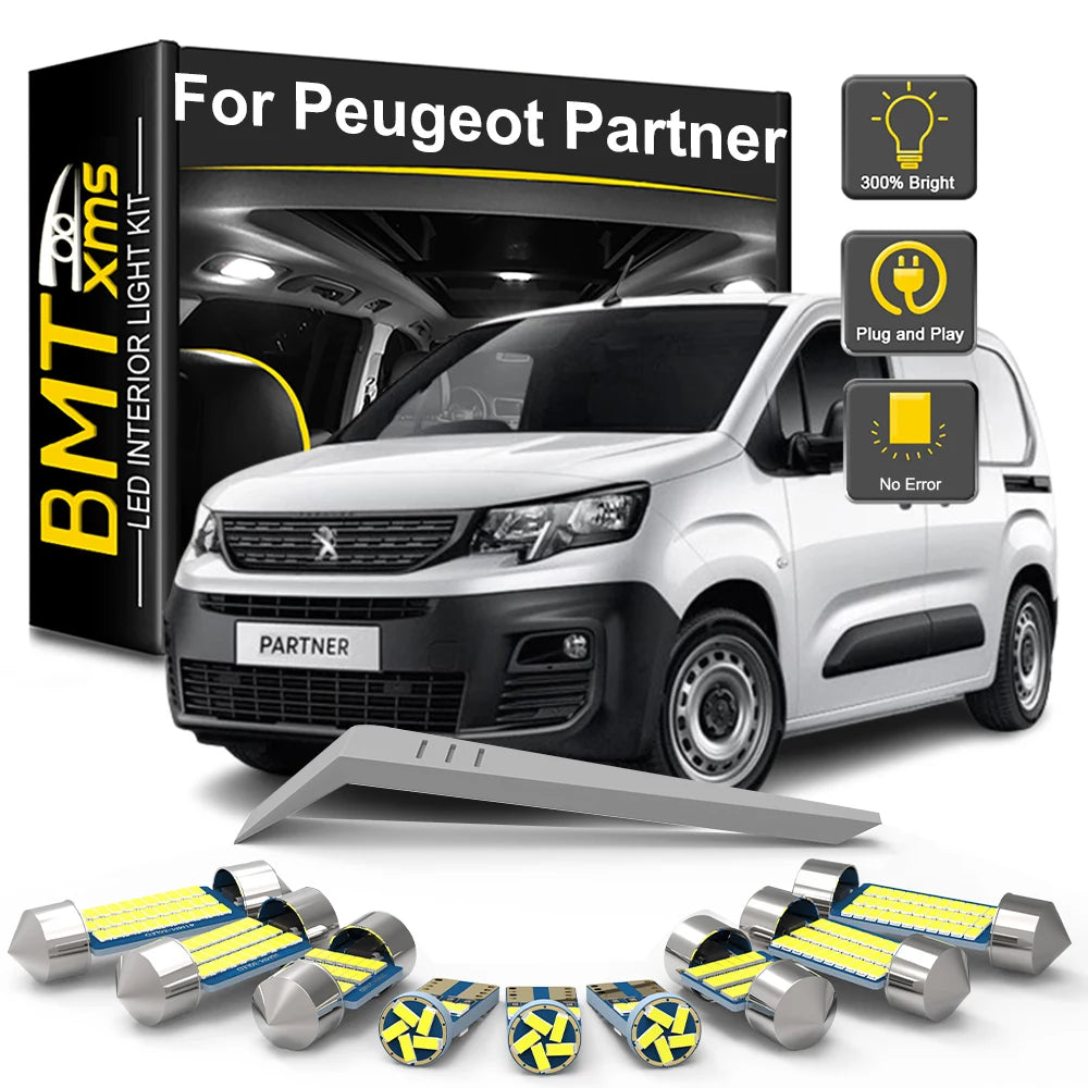 For Peugeot Partner MK1 MK2 MK3 Bmtxms Interior Bulb 1996-2017