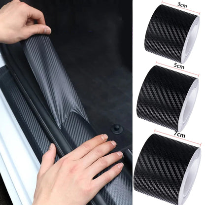 3D Carbon Fiber Sticker Door Sill Side Mirror Anti