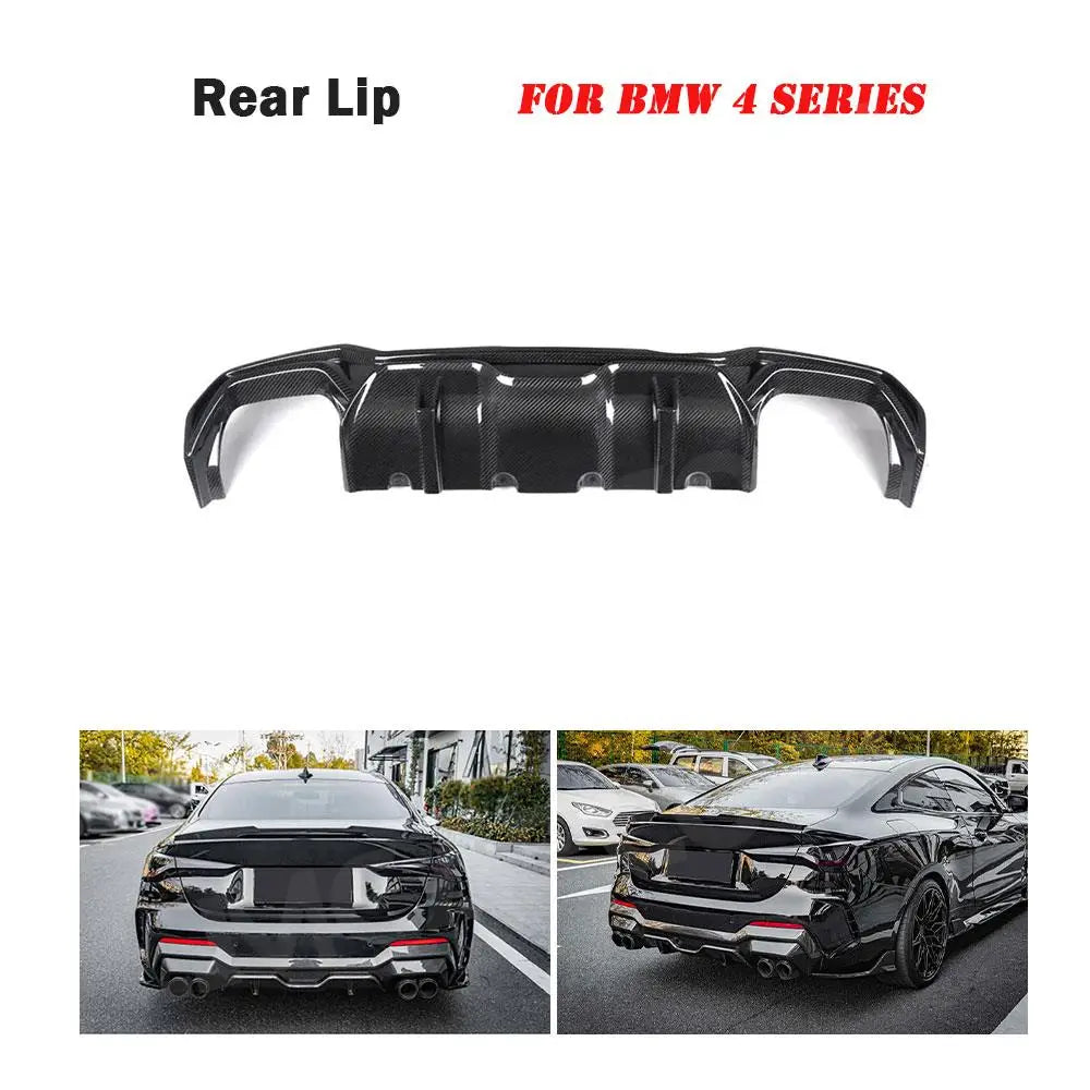 For BMW 4 Series G22 G23 Rear Bumpers Lip Diffuser Coupe 2021