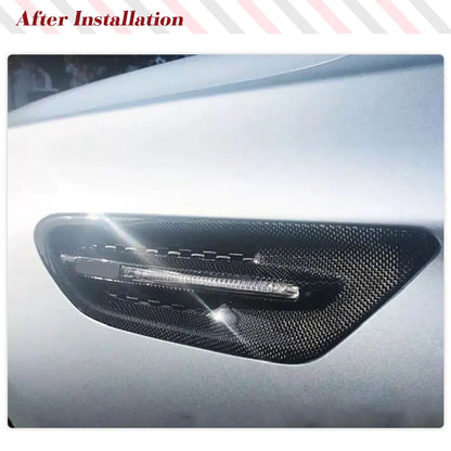 For BMW 5 Series F10 F11 Real Carbon Fiber Air Vent Cover Side