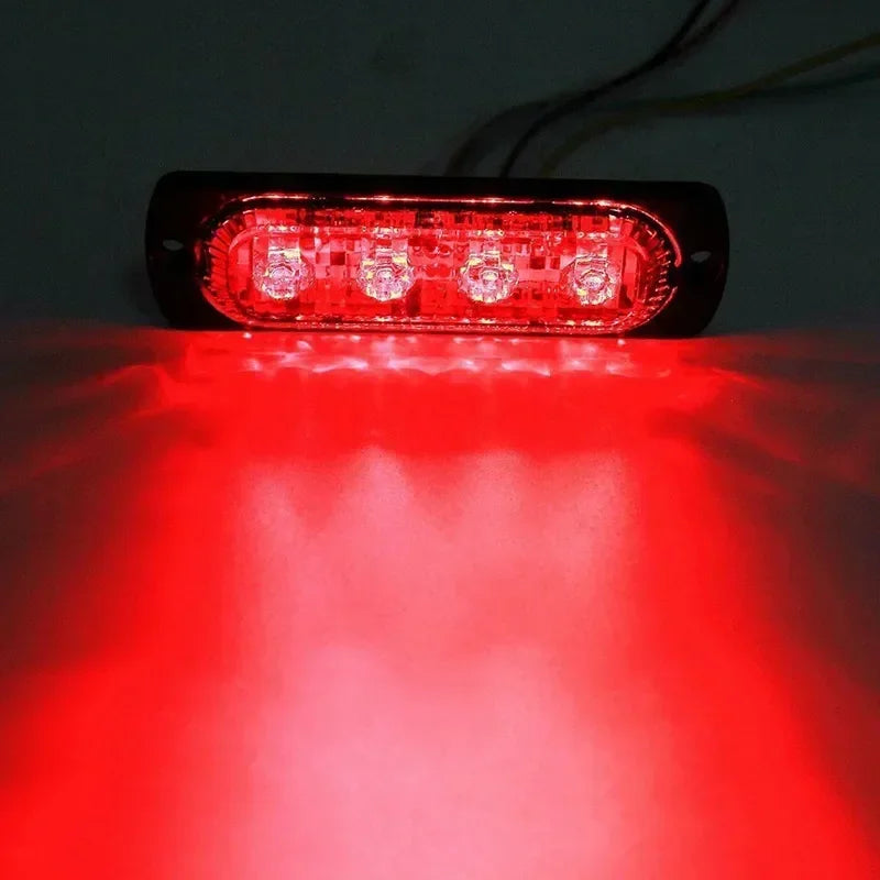 For Boats 12V 4-led Warning off-road Truck Safety Emergency Work