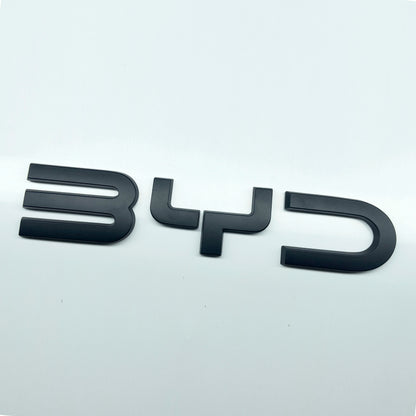 For BYD Sealion 7 Ev Black Front Badge Rear Emblem Sticker Matte