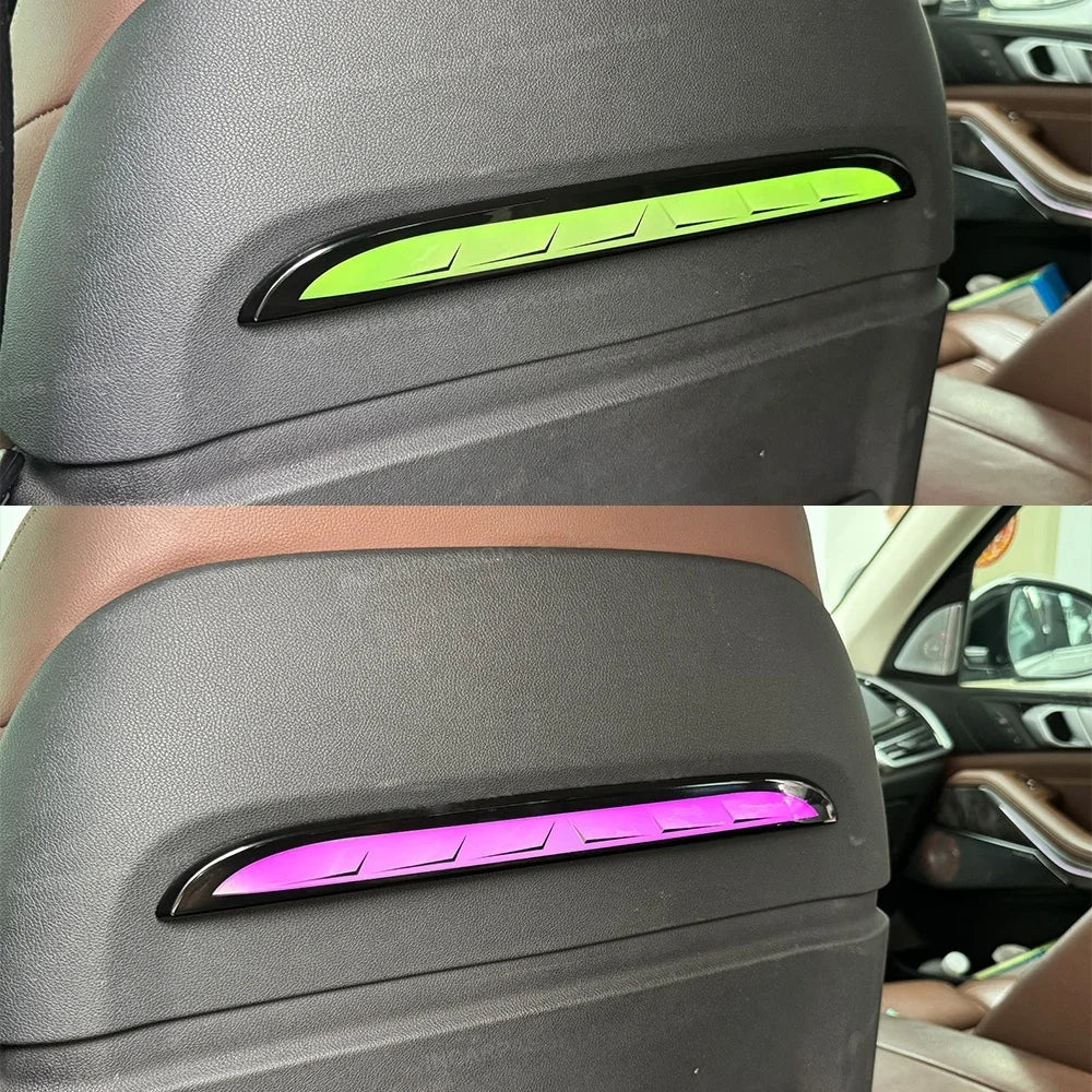 For BMW X5 X6 X7 G05 Color Rear Crystal SEAT Back Ambient G06