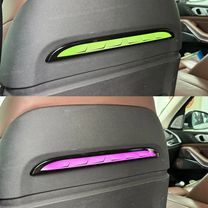 For BMW X5 X6 X7 G05 Color Rear Crystal SEAT Back Ambient G06