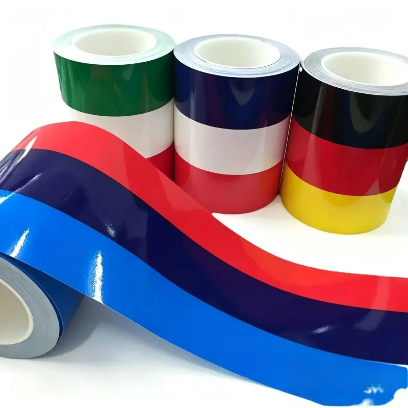 For Three Color National Flag Sticker Sticker Color Side Hood