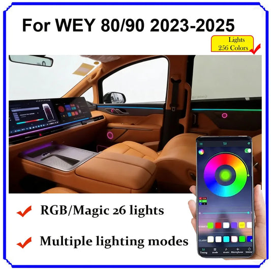 For Weipai Wey 80 90 2023-2025 Gialulimn Ambient Lighting