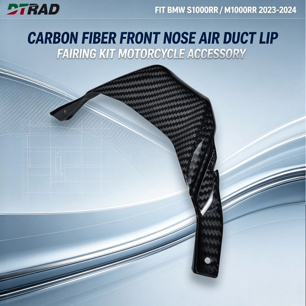 Real Carbon Fiber Front Nose Forward Air Duct Lip
