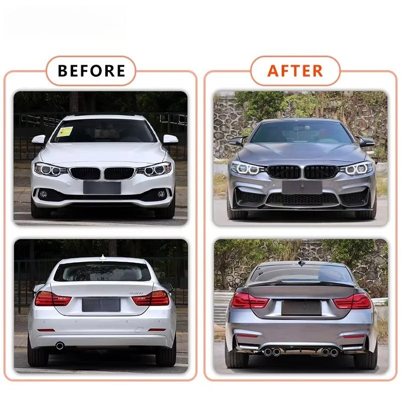 For 2014-2019 4 Series F32 F33 F36 Upgrade M4 Bodykit Front Rear