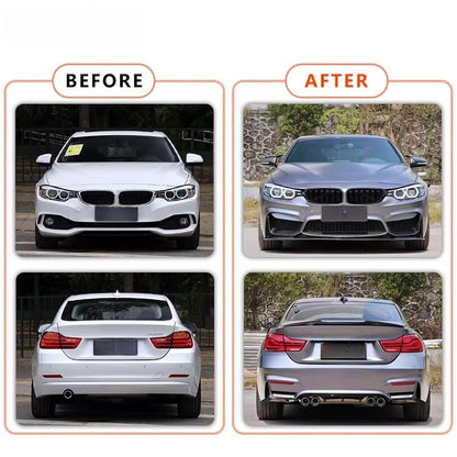 For 2014-2019 4 Series F32 F33 F36 Upgrade M4 Bodykit Front Rear