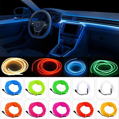 Interior Atmosphere Lighting Strip 5V Flexible El Cold Line