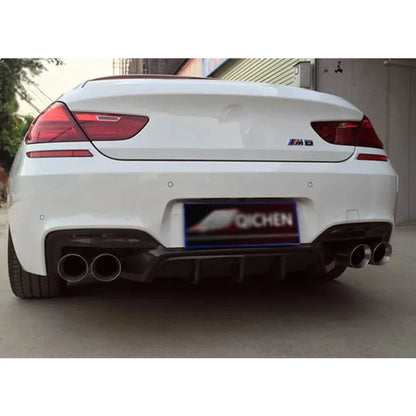 For BMW 6 Series F12 F13 F06 Carbon Fiber Back Lip Rear Bumper