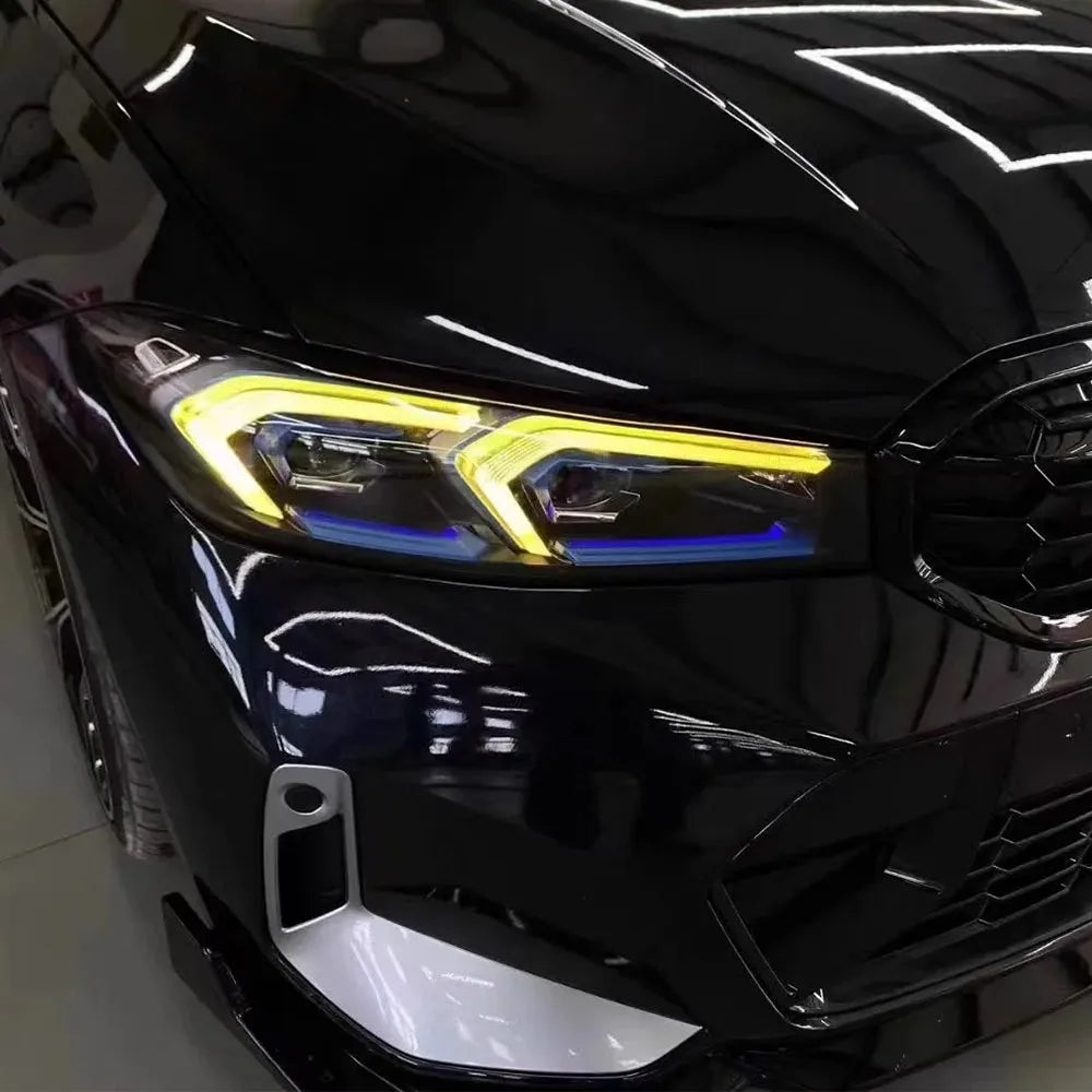 For BMW 3 Series G20 G21 Ice Blue Red Yellow Amber Angel Eyes
