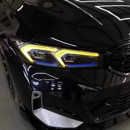 For BMW 3 Series G20 G21 Ice Blue Red Yellow Amber Angel Eyes