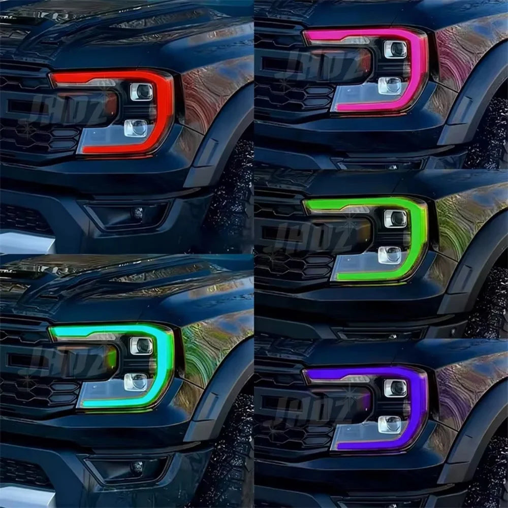 For Ford Ranger Raptor Xlt Xl Amber Yellow Drl Boards Lariat T9