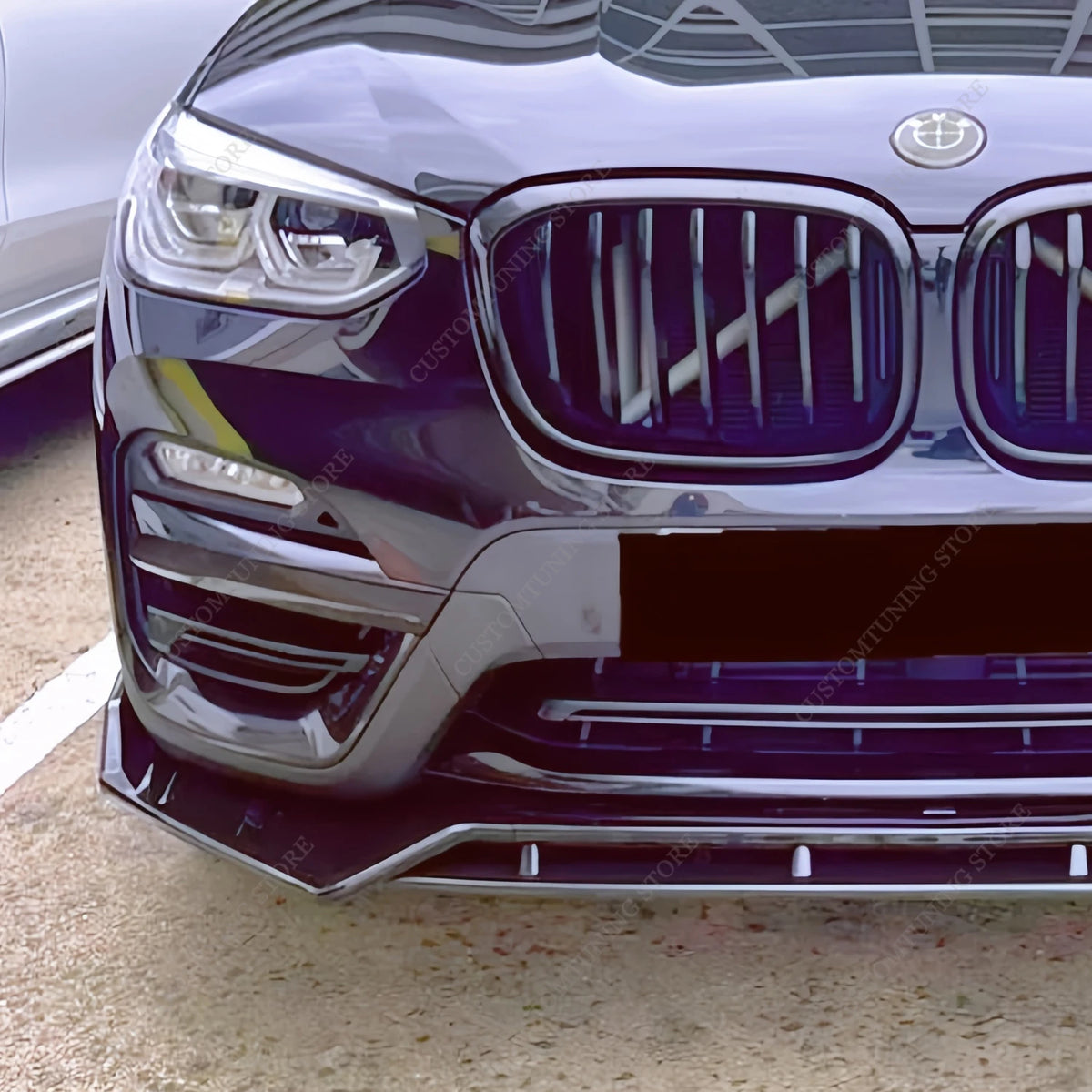 For BMW X3 G01 Non-M Sport Mt Front Bumper Splitter Lip Spoiler