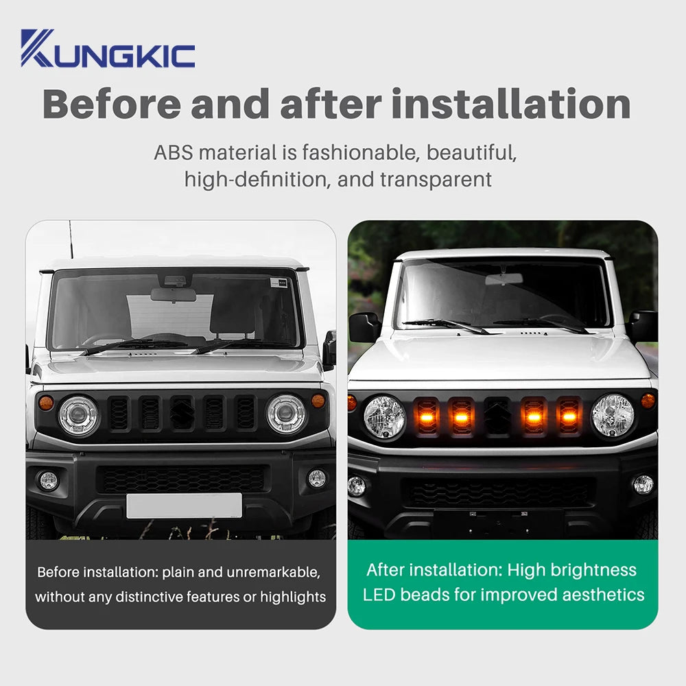 For 2019 2020 2021 2022 2023 Front Grille External Lamps Suzuki