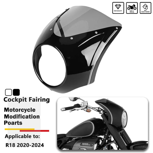 For BMW R18 100 Years R Rock Roll Cockpit Fairing Windshield