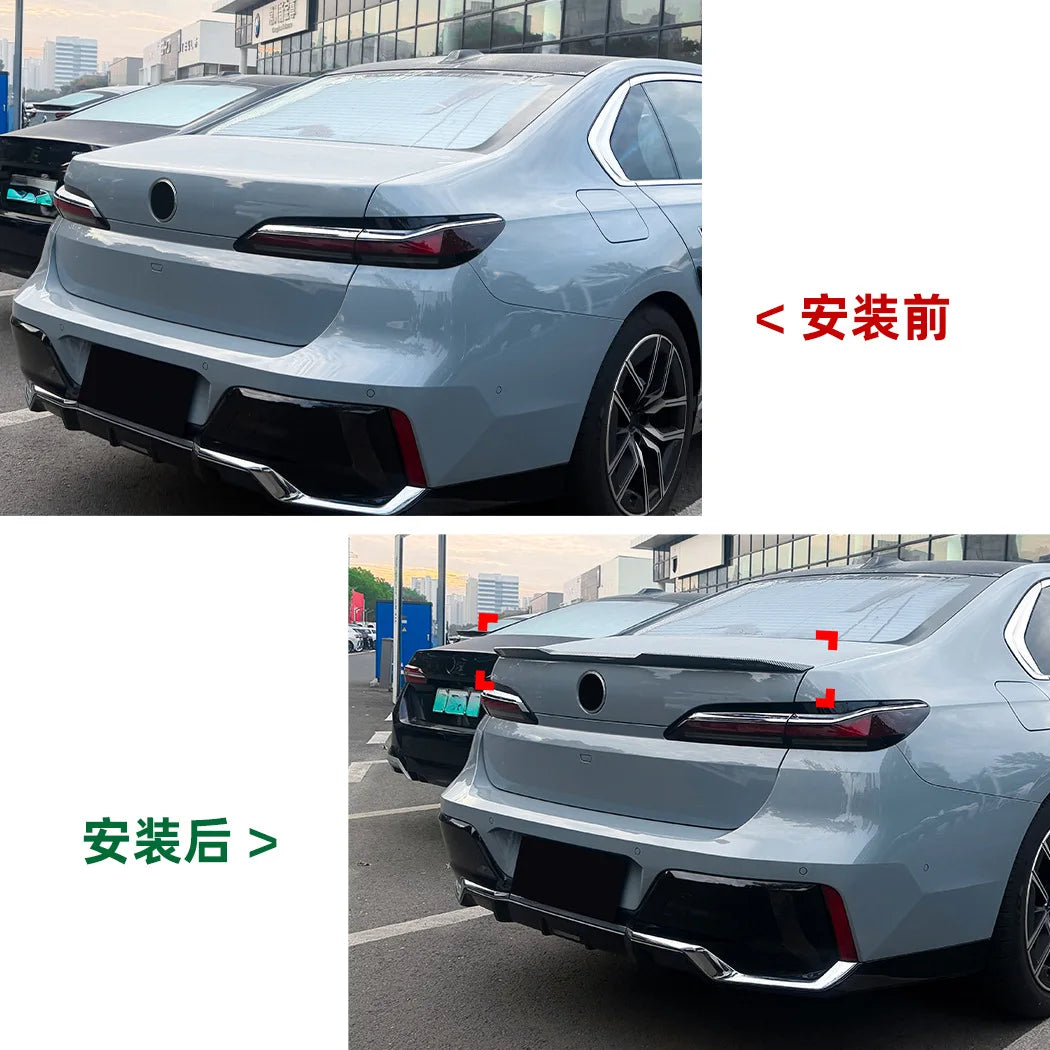 For BMW 7 Series I7 G70 G73 2023 Rear Spoiler Wing Aerodynamic