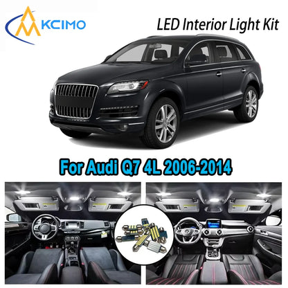For Audi Q7 4L 2006-2014 2007 Premium Bright Interior Kit 2008