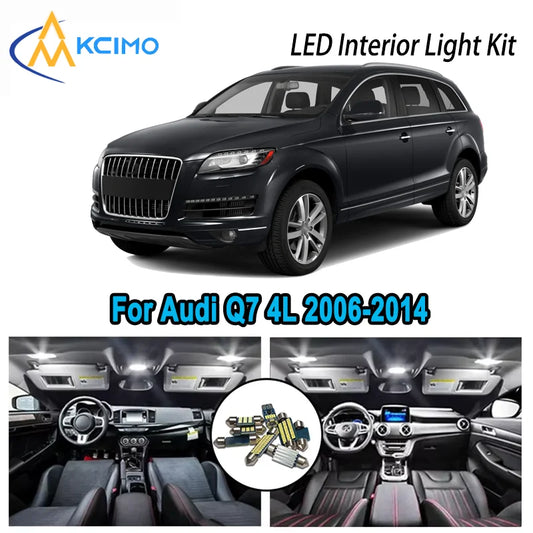 For Audi Q7 4L 2006-2014 2007 Premium Bright Interior Kit 2008
