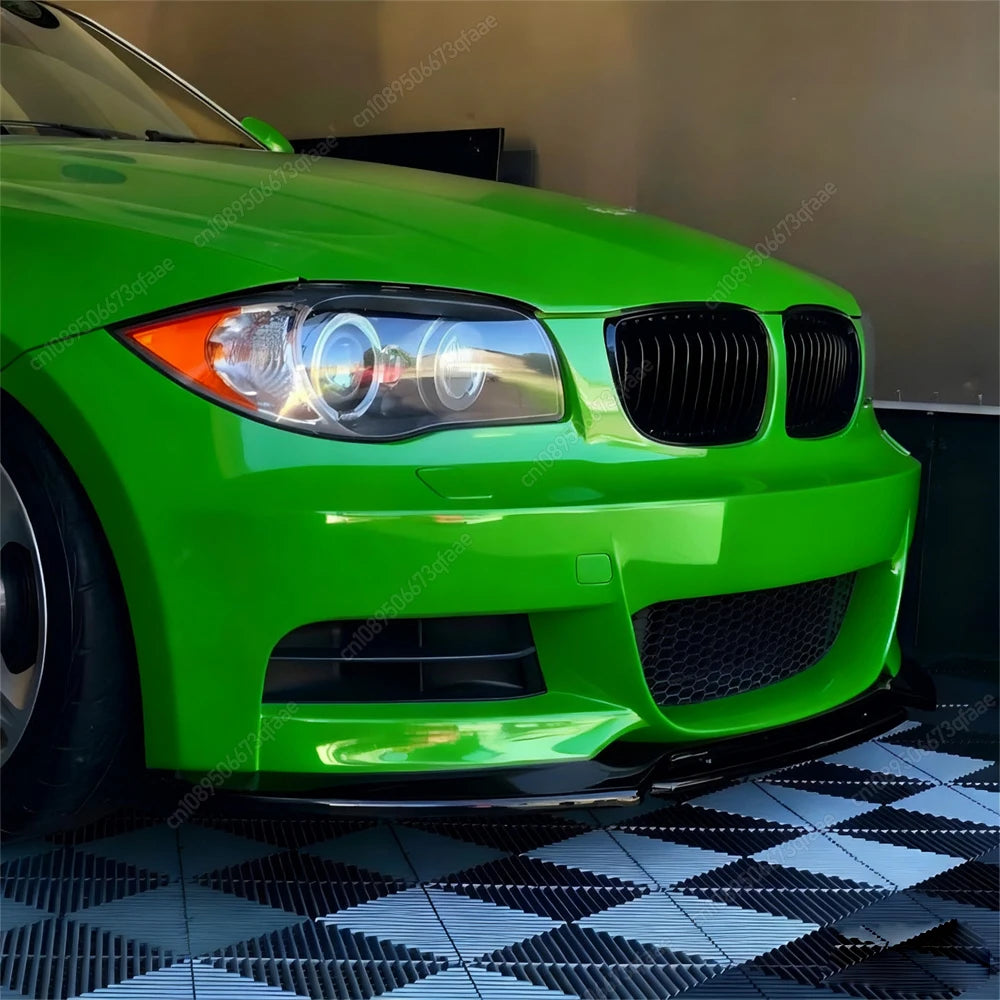 For BMW 1 Series E82 E88 Front Bumper Lip Spoiler Diffuser