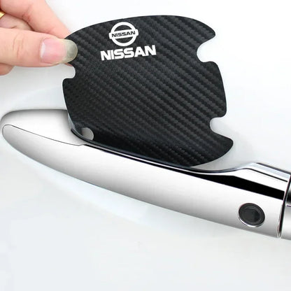 For Nissan Sylphy X-TRAIL Tiida Serena Carbon Fiber Door Handle