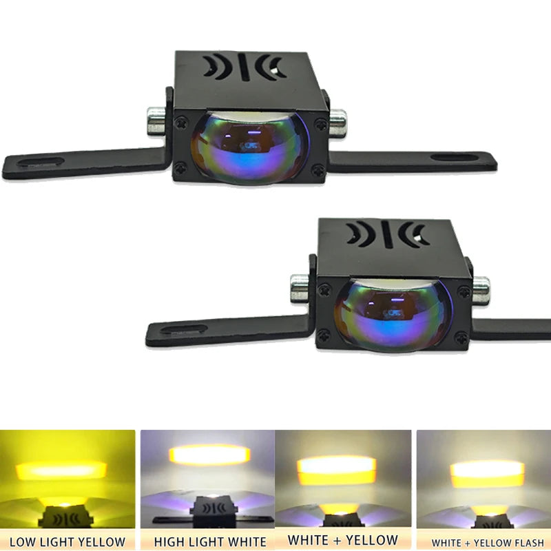 For Off Road Trunk Grille Motorcycle Spotlight Auxiliary Front