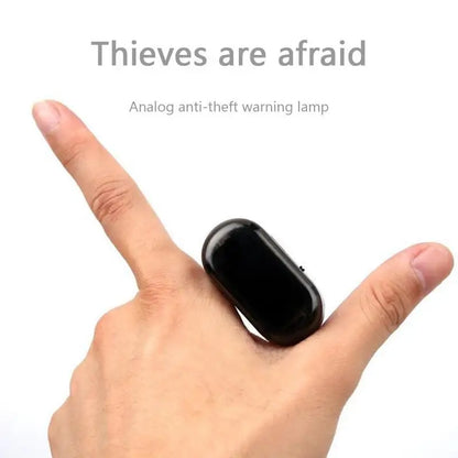 3PCS MINI Solar Warning Night Safety Simulation Alarm anti-theft